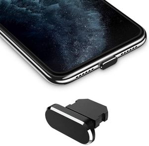 Cadorabo ochranný kryt pre Apple iPhone v čiernej farbe Zástrčka na ochranu pred prachom Zástrčka nabíjacieho portu