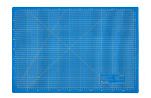 Schneidematte 3-lagig und selbstheilend blau 45x60cm A2