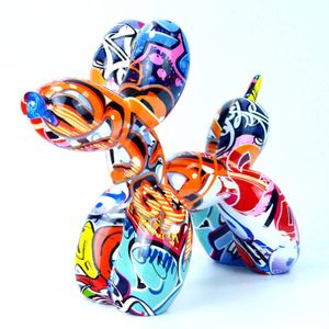 Balloon Dog - Grafitti - 23cm