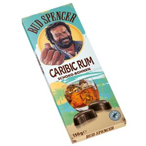 Piasten Bud Spencer Caribic Rum Schokobohnen mit Rumfüllung 150g