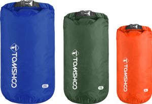 Vodotesný suchý vak, 8L oranžový, 15L olivovo zelený, 25L tmavomodrý, na outdoor, rafting, člnkovanie, plávanie, odolný voči vlhkosti