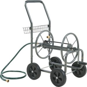 Schlauchwagen 'Gelibolu' für Schläuche von 65 m (3/4") Stahl 84 x 48 x 93 cm Grau