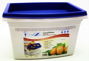 Schulz 125400 Kartoffelbox mit Deckelschale 36x27x22 cm - auch für Zwiebel, Äpfel und sonstiges Gemüse