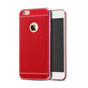Handy Hülle für Apple iPhone 7 Schutz Case Tasche Bumper Etuis Kunstleder Rot