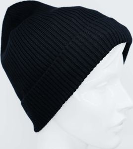Wintermütze Wollmütze Damen 100% WOLLE Merino schwarz
