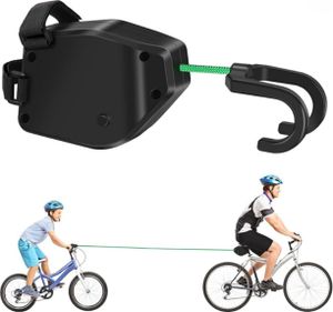 Elastické tažné lano na kolo, samonavíjecí, 2,5 m, pro děti i dospělé, bezpečná pomoc při stoupání