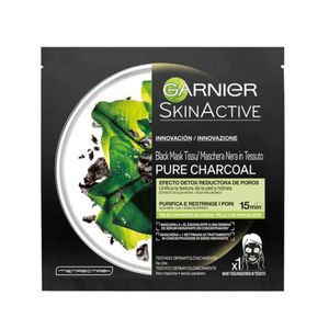 Garnier Pure Charcoal Black Mask Tissu Detox Effect 1 Pcs