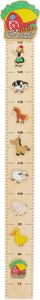 Bieco Messlatte Bauernhof | Skala 0,65-1,5m | Messlatte Holz Kinder | Wand Holz Dekoration | Maßband Körper | Kinder Messlatte Holz | Holz Meter | Wandtattoo Kinderzimmer Tiere | Messlatte Kind Bieco Messlatte Bauernhof | Skala 0,65-1,5m | Messlatte Holz Kinder | Wand Holz Dekoration | Maßband Körper | Kinder Messlatte Holz | Holz Meter | Wandtattoo Kinderzimmer Tiere | Messlatte Kind