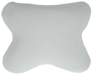 Kneer - Ombracio Pillow mit Reißverschluss Kissenbezug - Qualität 20  Edel-Zwirn-Jersey - Farbe:  09 Platin - Größe: 54/48 cm