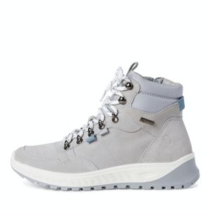 Tamaris Damen Echtleder Schnürboot DUO-TEX light grey, Damen:38 EU Tamaris Damen Echtleder Schnürboot DUO-TEX light grey, Damen:38 EU