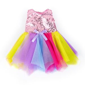 Bayer Design -  Kleider für Puppen 46 cm, 1-Teiler, rosa, glitzer, bunt
