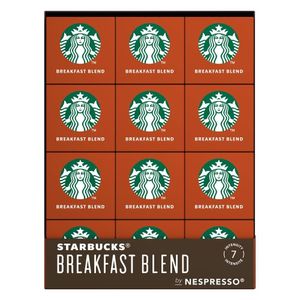 Starbucks Breakfast Blend Medium Roast für Nespresso  (12 x 10 Kapseln)