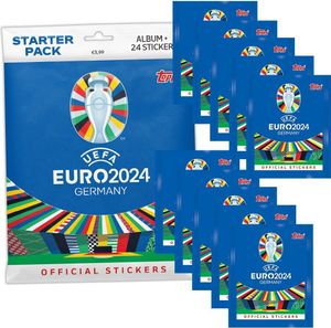 UEFA EURO 2024 Germany - Sammelsticker - 1 Starter Pack + 10 Tüten UEFA EURO 2024 Germany - Sammelsticker - 1 Starter Pack + 10 Tüten