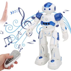 Ferngesteuerter Roboter Spielzeug für Kinder, Intelligent Programmierbar RC Roboter mit Gestensteuerung, LED Licht und Musik, Geschenk