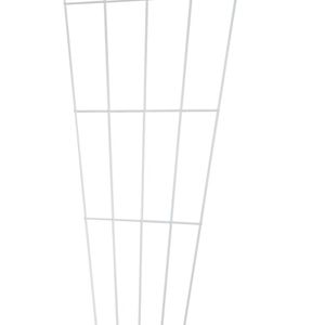 Gitterspalier aus Metall V-Form 150cm, weiß