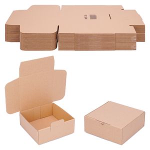 50 Versandkartons - 150 x 150 x 60 mm - kleine Kartons für Versand Faltschachteln