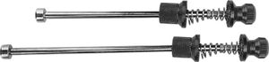 Aluminiumlegierung Rennrad Diebstahlsicherung, Schnellspanner für Räder, Sicherheitsverschluss (Schwarz)