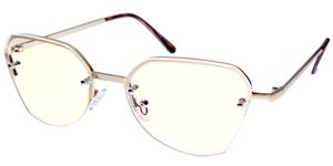 Icon Eyewear Blaulichtfilter brille - B-FLY BlueShields – Gold Rahmen