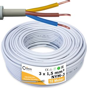 NYM-Kabel, 3x1,5mm², 10  Meter
