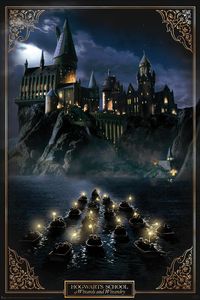 Plagát Harry Potter Hogwarts Castle 91,5 x 61 cm