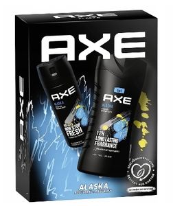 Axe Alaska Zestaw Żel pod prysznic, 250ml  + Dezodorant, 150ml (PRODUKT Z NIEMIEC)