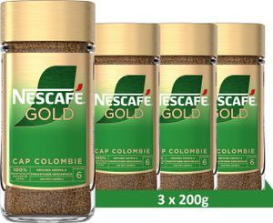 NESCAFÉ Gold Cap Colombie, löslicher Bohnenkaffee (3 x 200g) NESCAFÉ Gold Cap Colombie, löslicher Bohnenkaffee (3 x 200g)