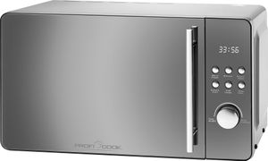 Proficook PC-MWG 1175 Kombinovaná mikrovlnná rúra 20 L 800 W Strieborná PC-MWG 1175, Kombinovaná mikrovlnná rúra, 20 L, 800 W, Tlačidlo, Otočná, Strieborná, 1000 W