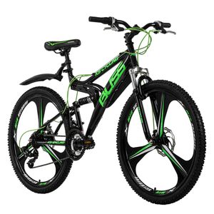 Mountainbike Fully 26'' Bliss schwarz-grün RH 48 KS Cycling