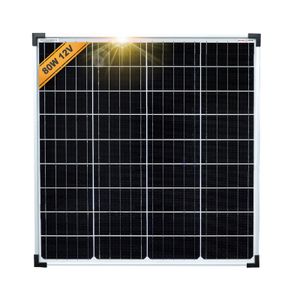 enjoysolar® Monokristallines Solarmodul 80W 12V