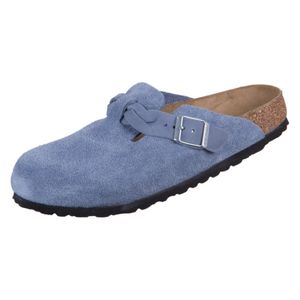 Birkenstock Boston Braided Damen Clogs in Blau, Größe 40