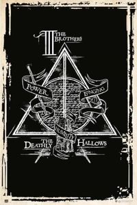 Plagát, Obraz - Harry Potter - Deathly Hallows Symbol