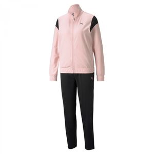 Puma Damen Classic Tricot Suit op Trainingsanzug Sportanzug 589133 Rosa, Bekleidungsgröße:XL