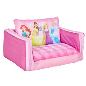 Worlds Appart Disney Prinzessin - Ausziehbares Minisofa – Aufblasbares Sofa und Liegestuhl (2-in-1), 286DPE