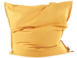 BELIANI Sitzsack Gelb 180 x 230 cm Indoor Outdoor Stark wasserabweisender Langfristige Volumenstabilität Groß