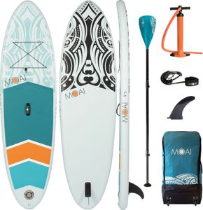 Sup Gepumpt Moai Brett 9'5 287 Cm Fiberglas Paddel