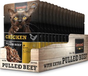 Leonardo Chicken + extra pulled Beef 16x 70g
