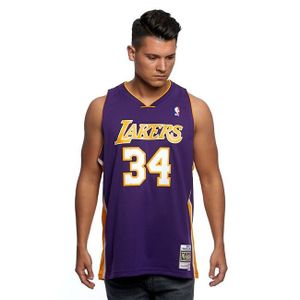 Mitchell & Ness NBA Swingman Jersey 2.0 LA Lakers Shaquille O'Neal #34 fialová XL