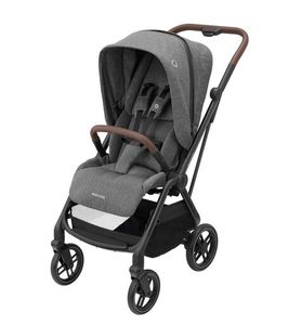 Maxi-Cosi Leona 2 Kinderwagen, Ab der Geburt bis ca. 4 Jahre (0 - 22 kg), XL im Komfort. XS in der Größe, Select Grey