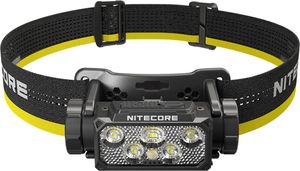 Nitecore HC60 UHE, Čelovka, Černá, Žlutá, Hliník, Polykarbonát (PC), Knoflíky, 2 m, 2 m