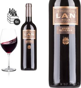 6er Karton 2016 Rioja GRAN RESERVA  von Bodegas LAN - Rotwein