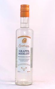 Carducci Grappa Merlot 0,5l, alc. 40 Vol.-%, Grappa Italien