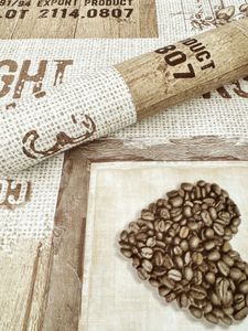 PVC Tischdecke Arabica beige braun Wachstuch · Breite & Länge wählbar · abwaschbare Tischdecke · Brazil Kaffee Coffee, Größe:90 x 90 cm
