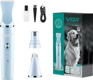 Kleine Hunde-Schermaschine Mit 3 Köpfen Geräuscharmes Pflege-Set V-205