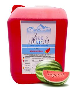 ICE BÄR Slush Sirup Konzentrat AZO FREI Wassermelone 5 Liter