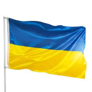 PHENO FLAGS Premium Ukraine Flagge 90 x 150 cm Ukrainische Fahne