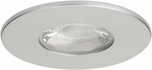 MD-881 LED Einbauspot silber dimmbar 4,5W 80mm warmweiß IP44