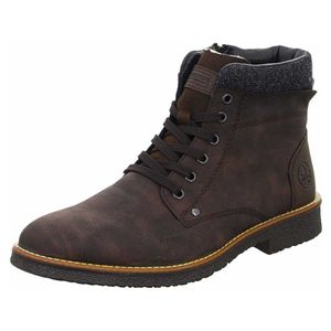 Rieker Herren Schnürstiefelette Warmfutter 33640, Größe:41 EU, Farbe:Braun