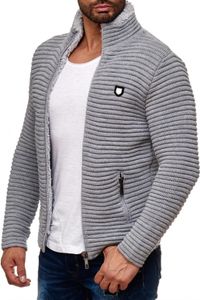 Red Bridge Herren PREMIUM RB Strickjacke Übergangsjacke Jacke Sweat Schwarz