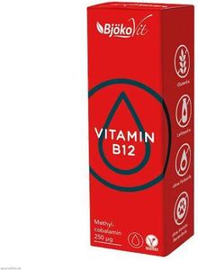 Vitamín B12 Veganské kapky Metylkobalamin 30 ml