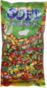 Cool Soft Kaubonbon Fruchtgeschmack 6fach sortiert Wurfmaterial 3000g